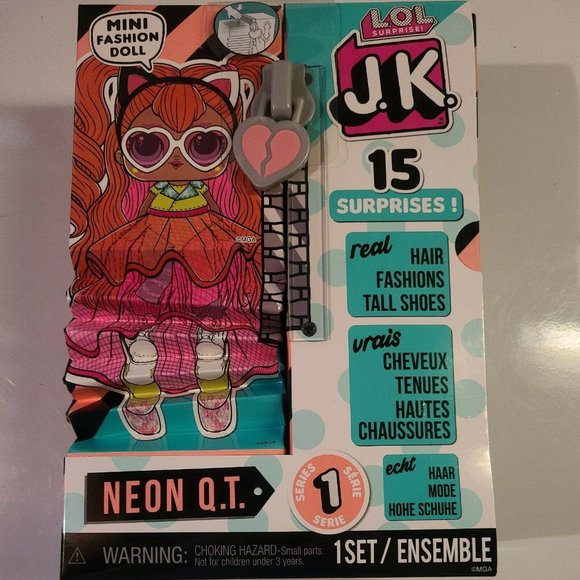 L.O.L. Surprise! Toys Lol Surprise Jk Neon Qt Mini Fashion Doll